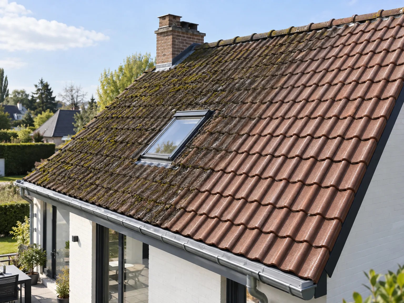 Démoussage de toiture